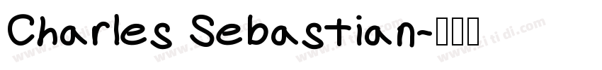 Charles Sebastian字体转换